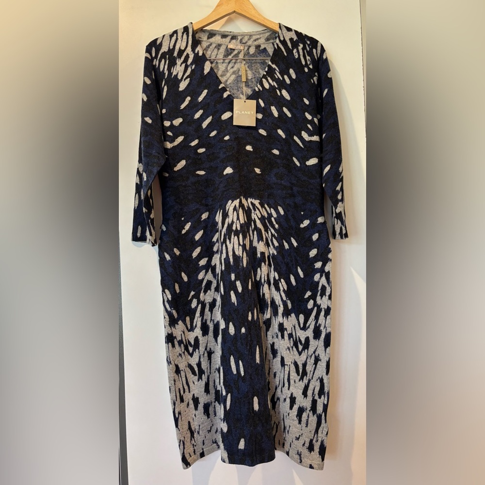 Planet wool blend knit dress new with tags size Large!